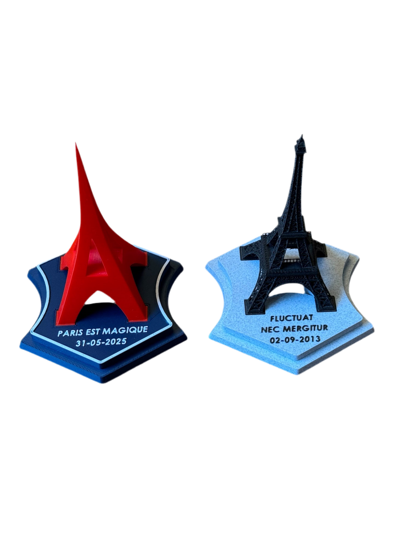 Tour Eiffel avec socle personnalisé - Impression 3D