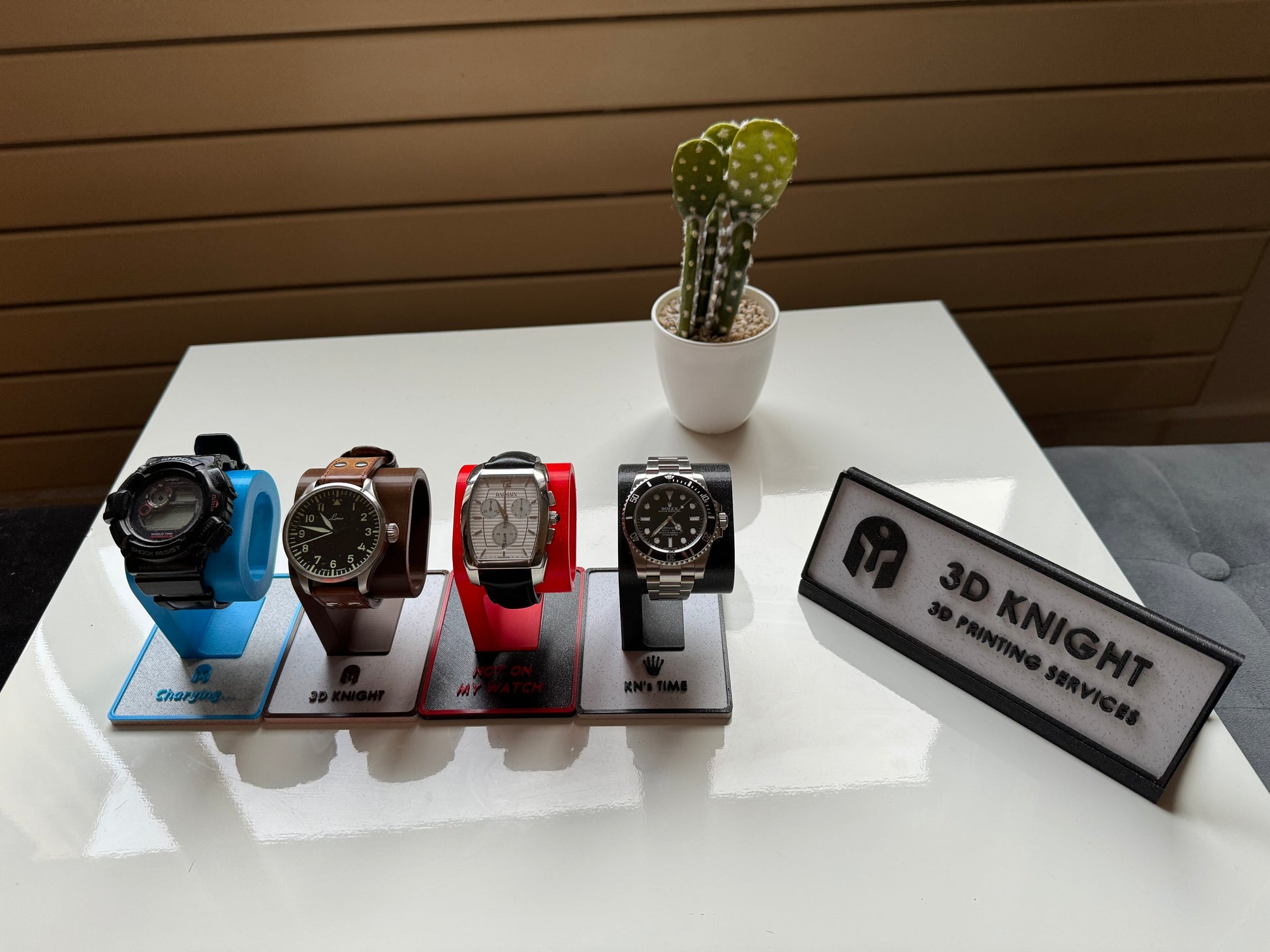 Customized Watch Stand 3D printed – 3D KNIGHT 3D Printing Services